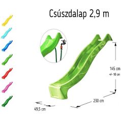 Sarga-3m-es-csuszda-gyerek-jatek-kerti-csuszda