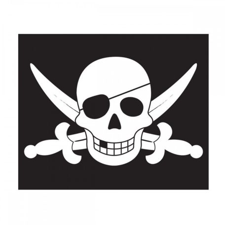 Kalózos zászló felvonó szerkezettel