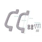 Kapaszkodó szett 24 cm-es műanyag - Világoskék