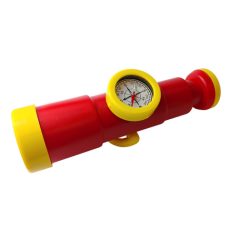 Távcső iránytűvel sárga színben