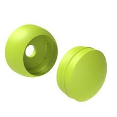 Csavartakaró gomb műanyag - almazöld
