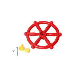 Hajókormány (piros) 34cm