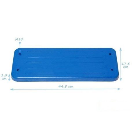 közterületi alubetétes laphinta szürke