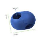 Szabványos csatlakozó megerősített (élesített) kötélhez ø 16 mm