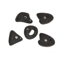   Műgyanta mászókő készlet csavarral L. méret, antracit szín