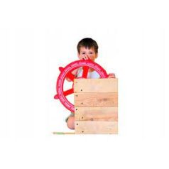 Óriás hajókormány piros 41cm