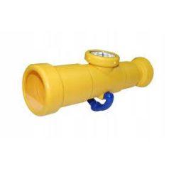 Távcső iránytűvel sárga színben