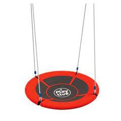  113 cm átmérőjű fészekhinta fekete-piros